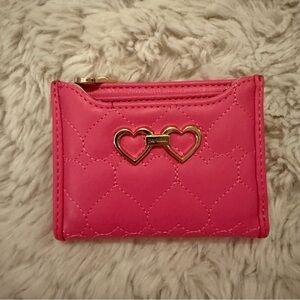 NWOT Juicy Couture Pink Quilted Heart Wallet